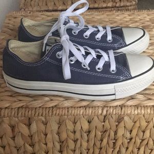 Navy Converse Low Chuck Taylors